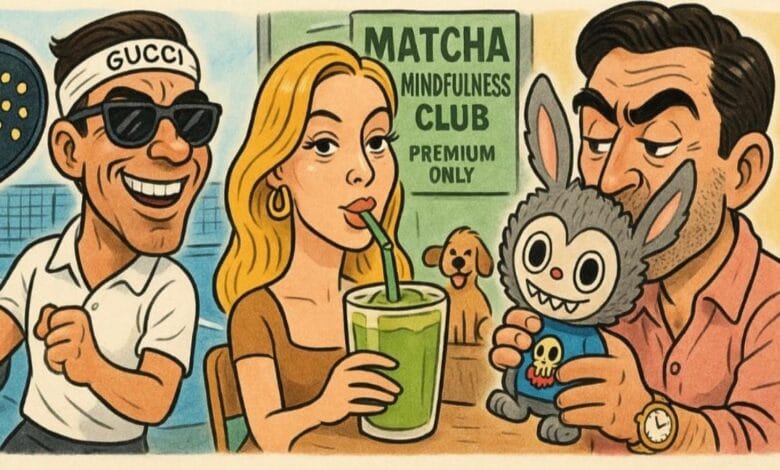 You are currently viewing Padel, Matcha & Labubu : Les Nouveaux Symboles d&rsquo;une Bourgeoisie Marocaine en Quête d&rsquo;Identité.