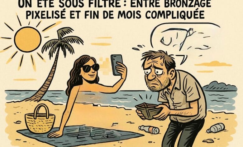You are currently viewing Un été sous filtre : entre bronzage pixelisé et fin de mois compliquée