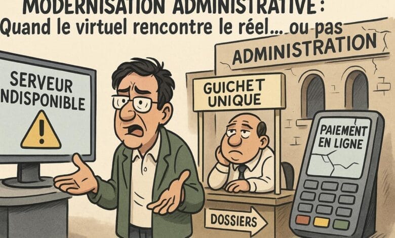 You are currently viewing Modernisation administrative : Quand le virtuel rencontre le réel… ou pas”