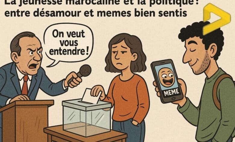 You are currently viewing La jeunesse marocaine et la politique : entre désamour et “memes “ bien sentis