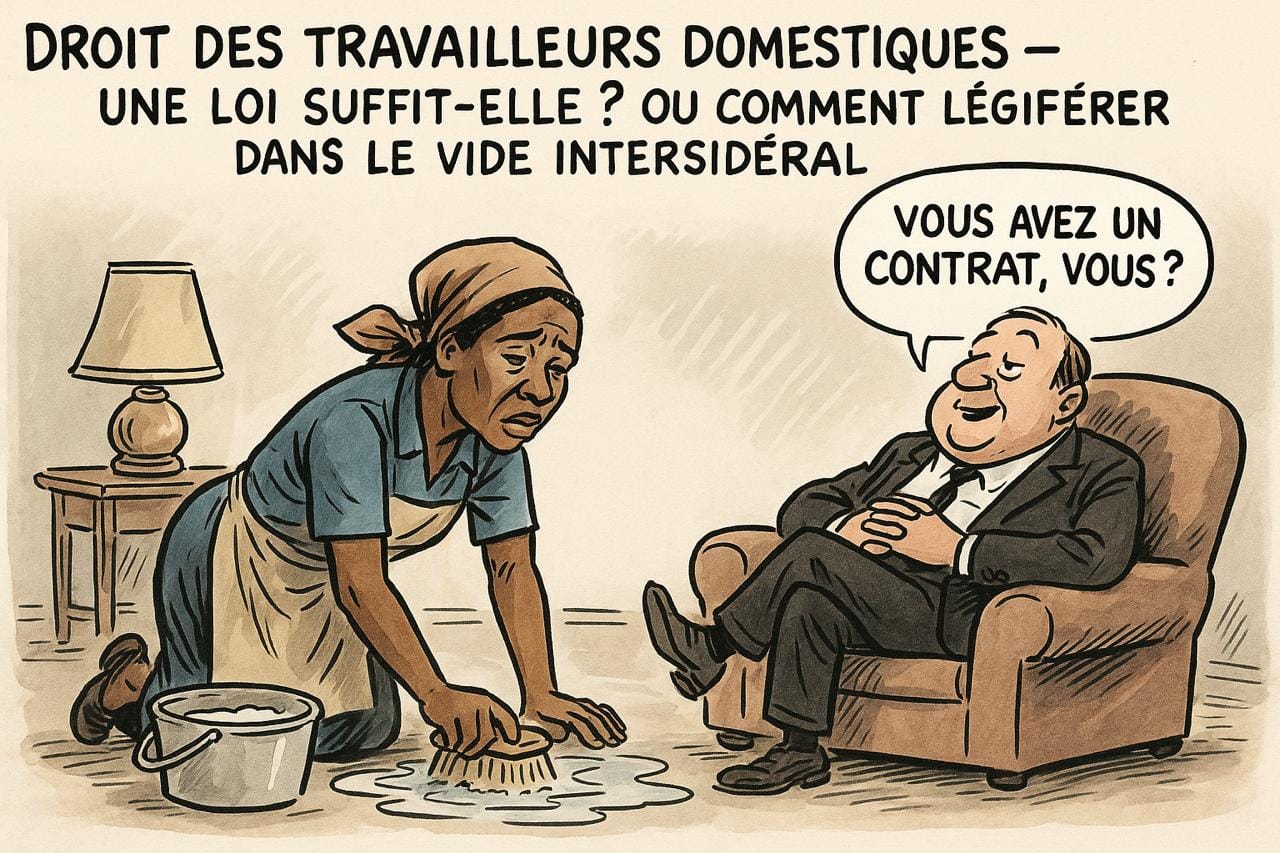 You are currently viewing Droit des travailleurs domestiques – Une loi suffit-elle ? Ou comment légiférer dans le vide intersidéral