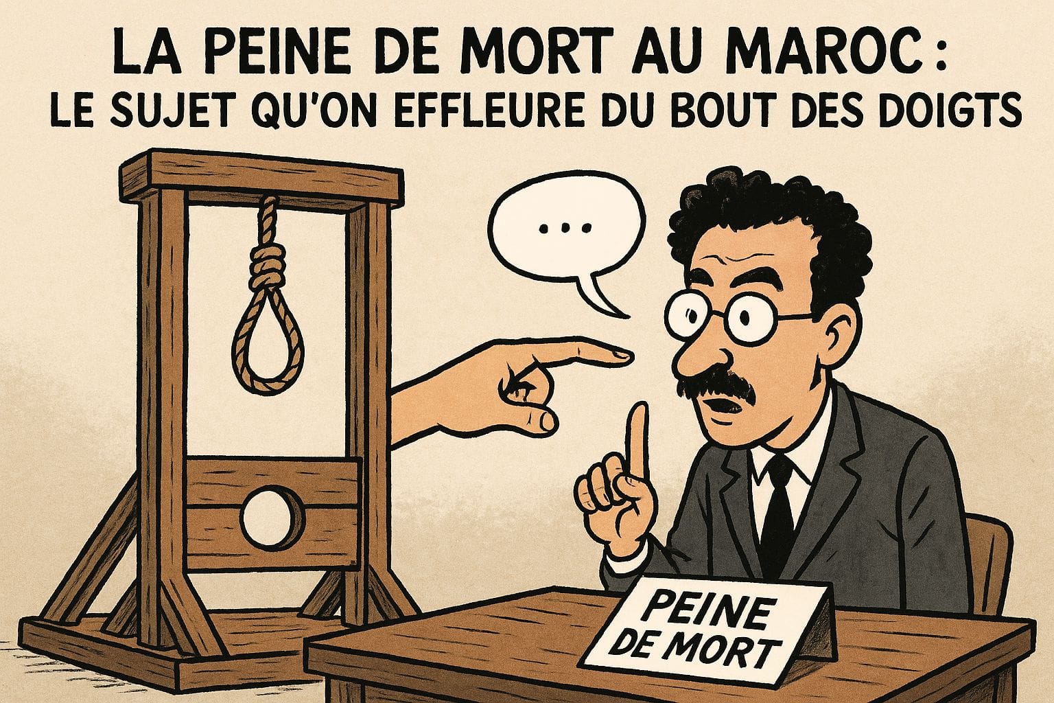 You are currently viewing La Peine de Mort au Maroc : Le Sujet qu’on Effleure du Bout des Doigts