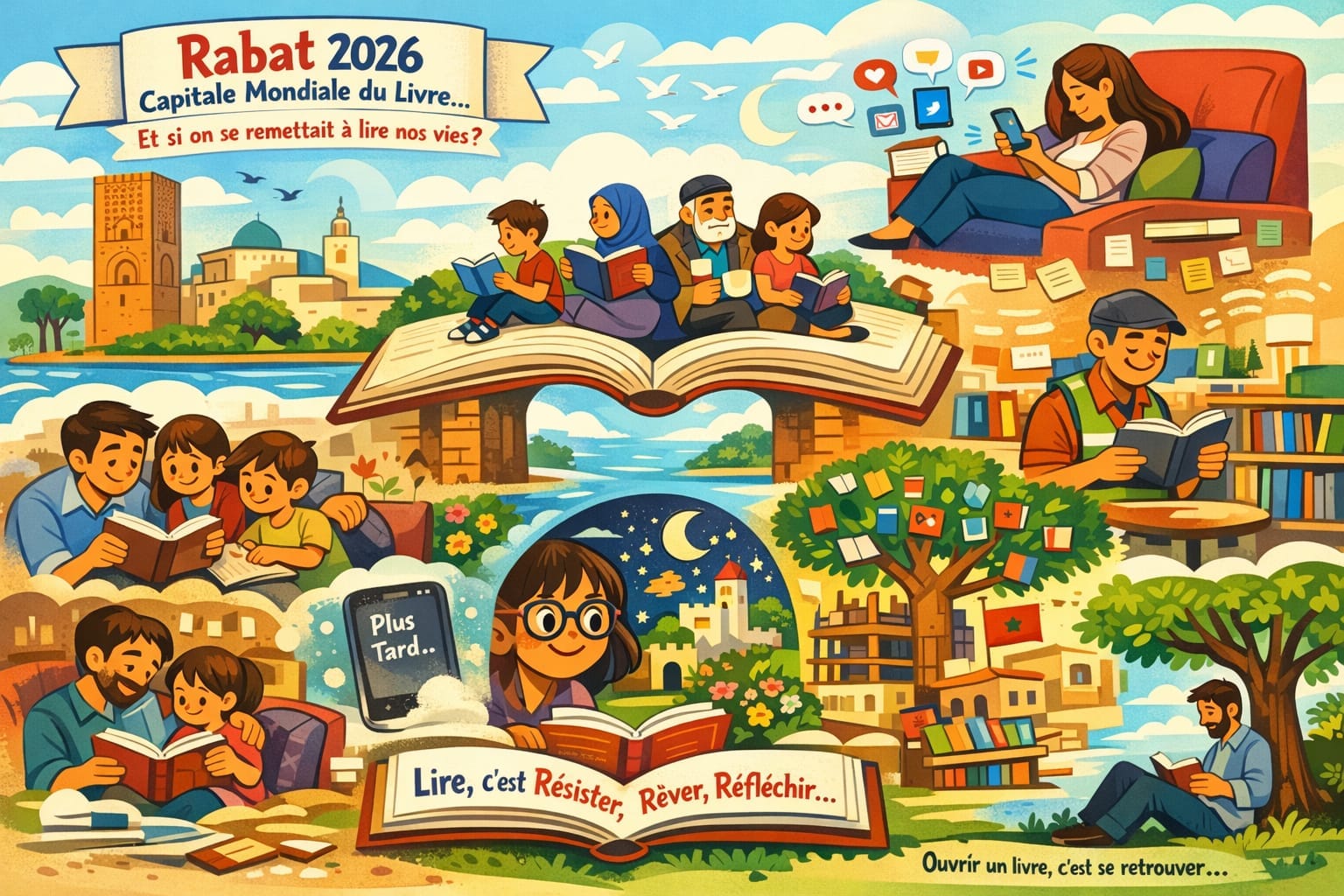 You are currently viewing Rabat, capitale mondiale du livre… et si on se remettait à lire nos vies ?