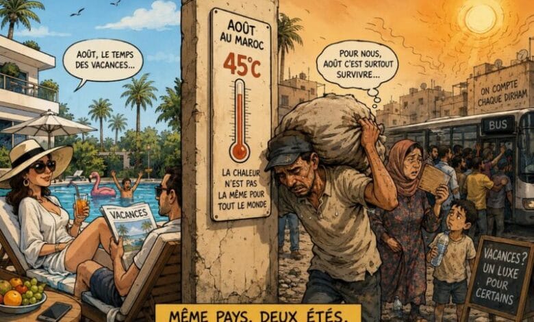 You are currently viewing Août au Maroc : quand la chaleur révèle nos inégalités.